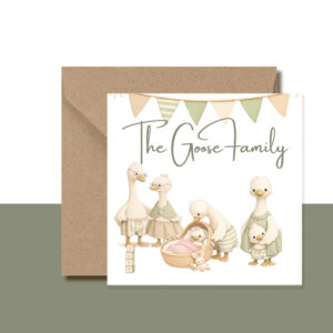 The Goose Family wenskaart